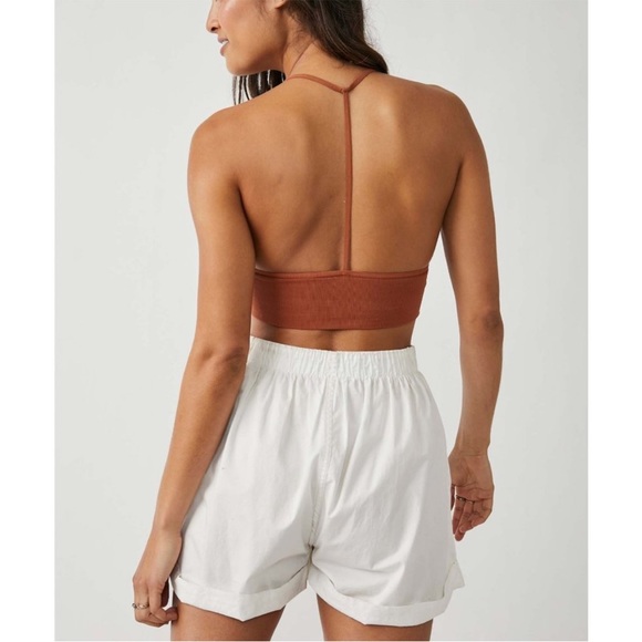 Free People Scoop Me Up Racerback Bralette Glazed Ginger XS/S - Picture 4 of 6